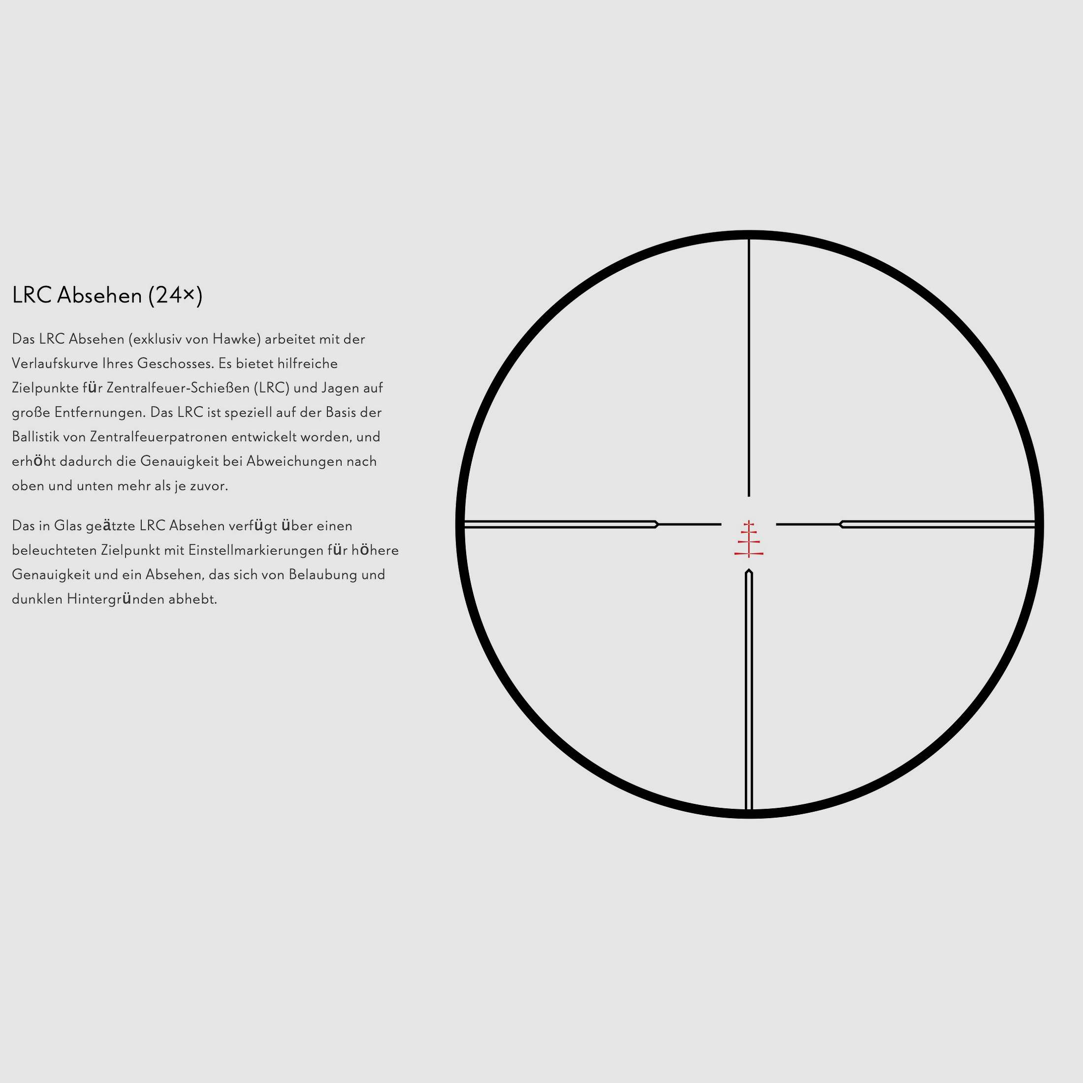 HAWKE 16362 Scope Endurance 30 WA SF 6-24x50 LRC 24x Reticle