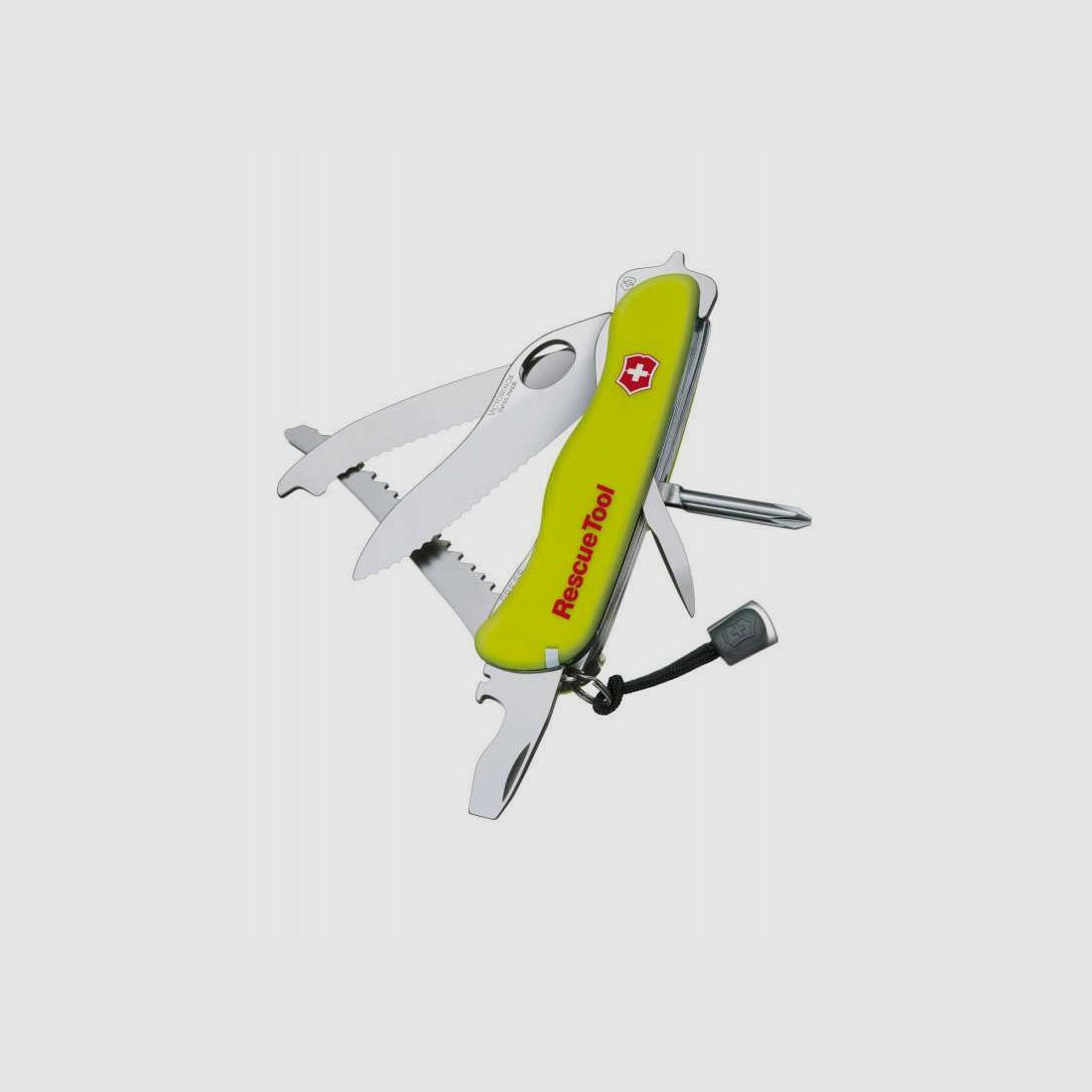 Victorinox RescueTool Taschenmesser, gelb nachleuchtend, Nylon-Etui