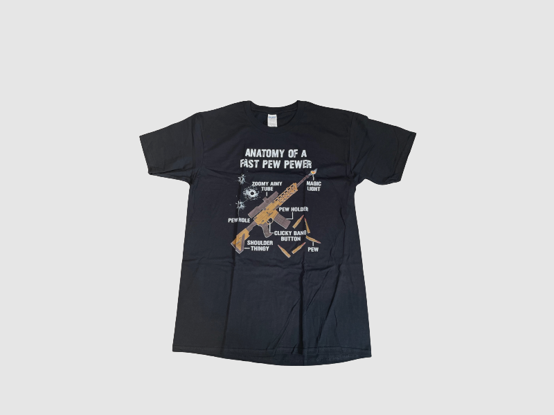 FUN-SHIRT "ANATOMY OF A FAST PEWER"