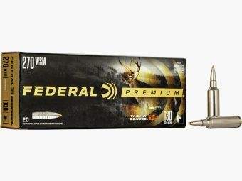 Federal Premium Trophy Bonded Tip .270 WSM 130GR 20 cartridges