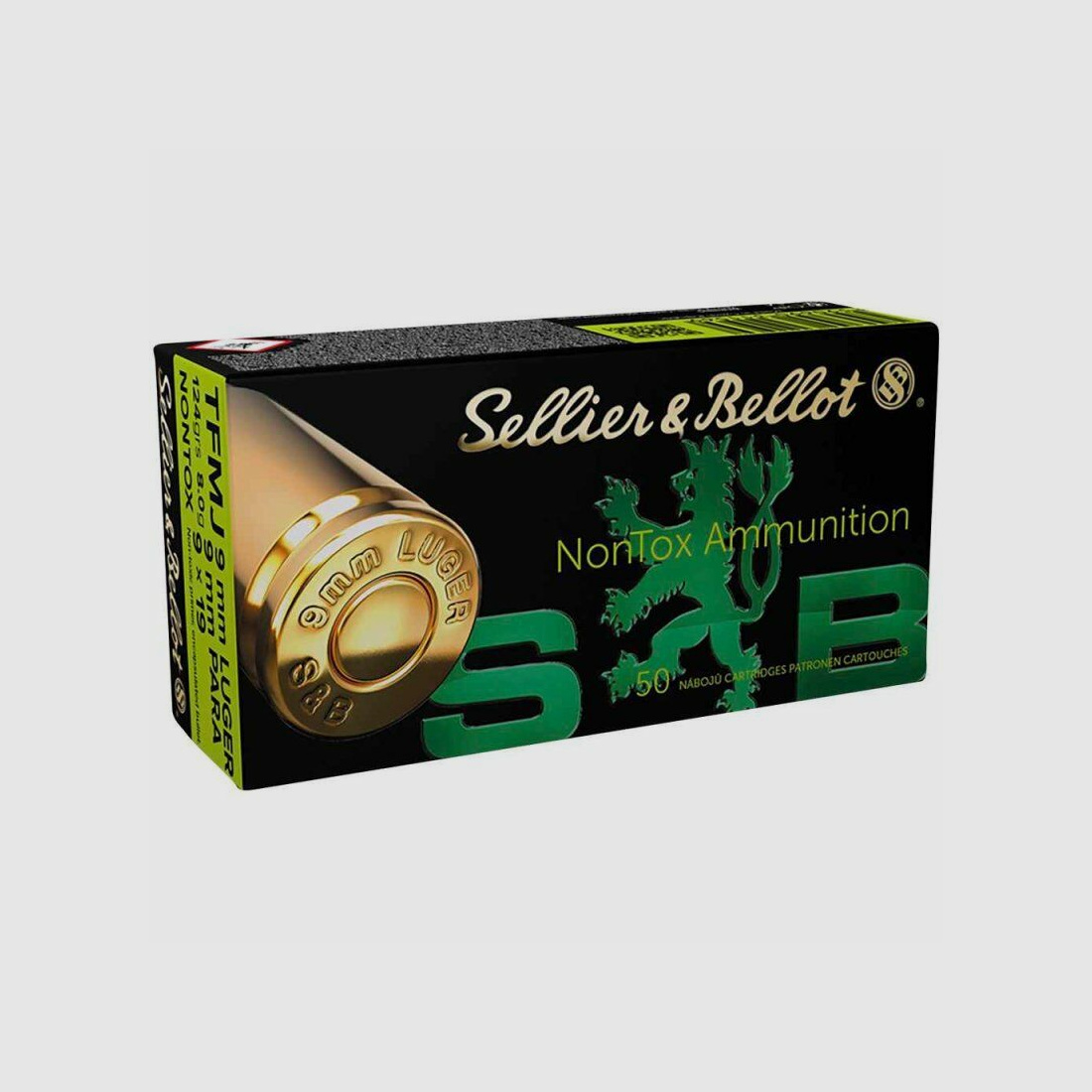 Sellier & Bellot TFMJ-NT 124grs - 50pcs