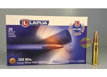 Lapua .308 Win Subsonic Munition 13 g, Bild 1 von 3