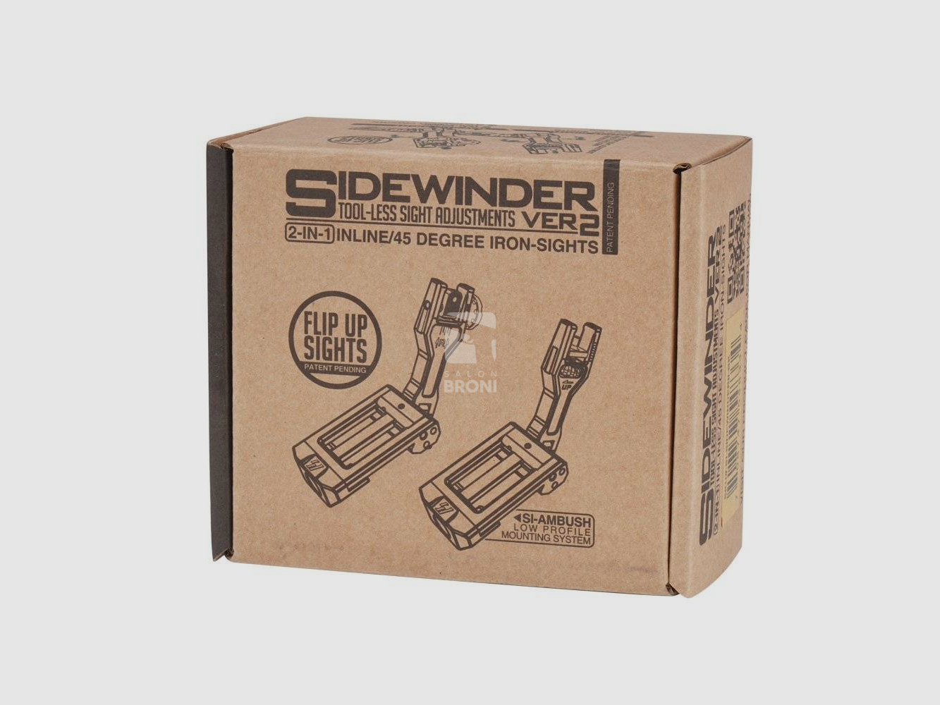 Strike Industries Sidewinder II BUIS miras metálicas de respaldo, imagen 5 de 6