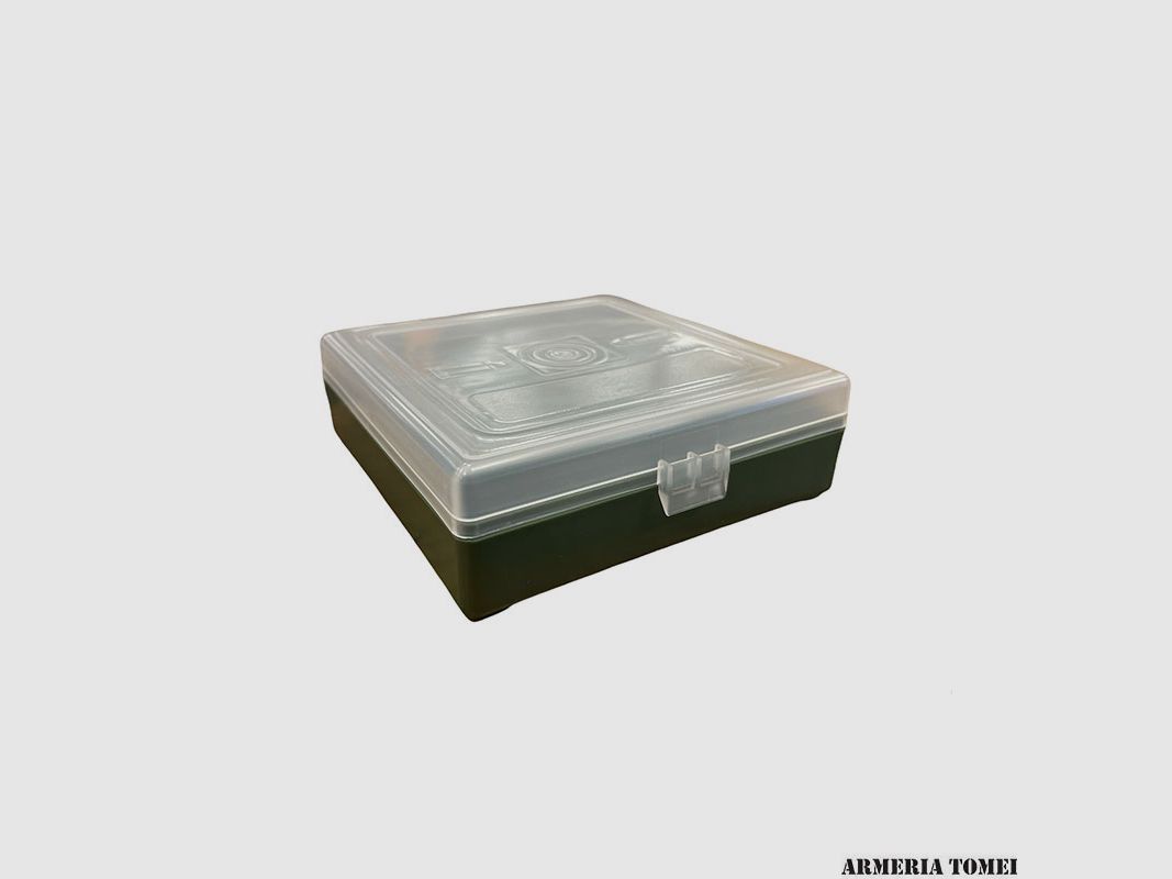 MEGALINE – MUNITIONSBOX 100 SCHUSS Kal. 9mm – 380ACP – 32 S&W – 30 Luger – 9mm Makarov, Bild 1 von 2