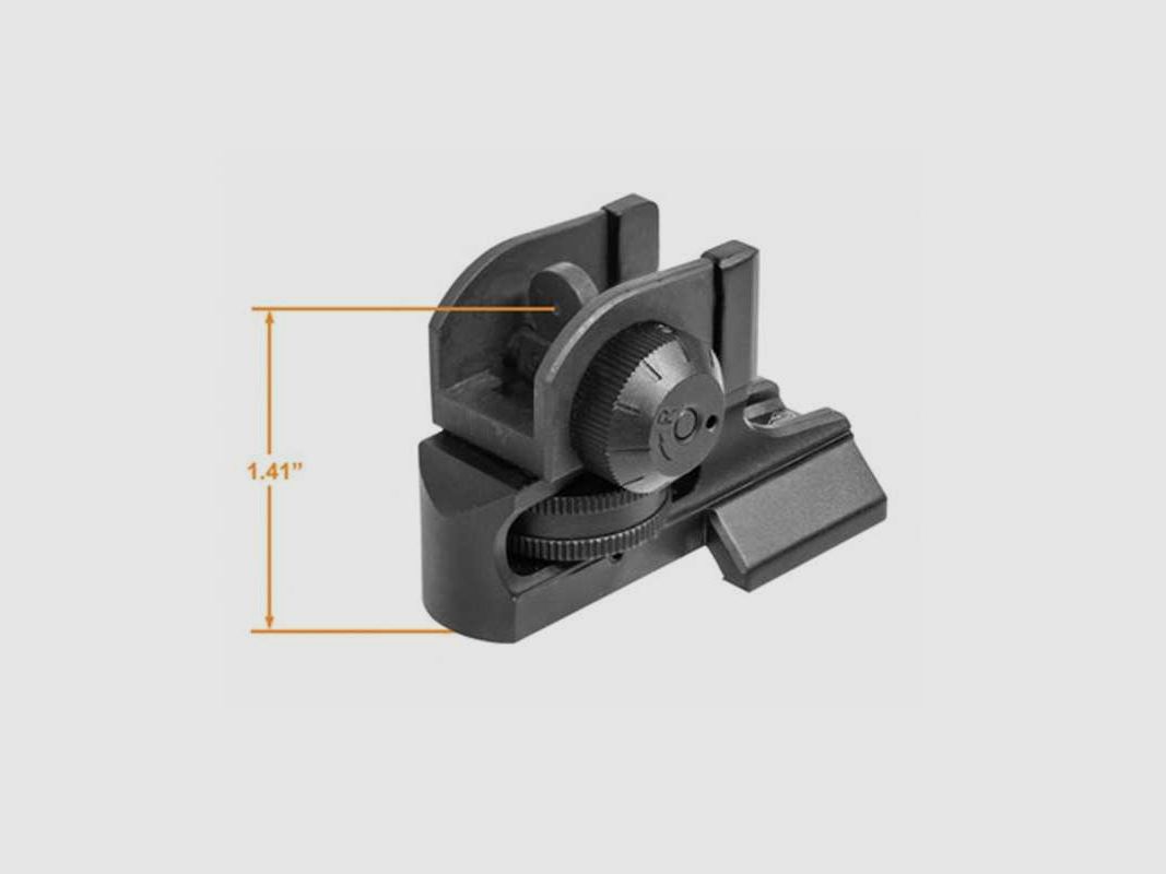 Hausse fixe UTG pour AR15 - HAUSSE FIXE ARRIERE UTG POUR AR15 (compatible AD99995), image 1 sur 4
