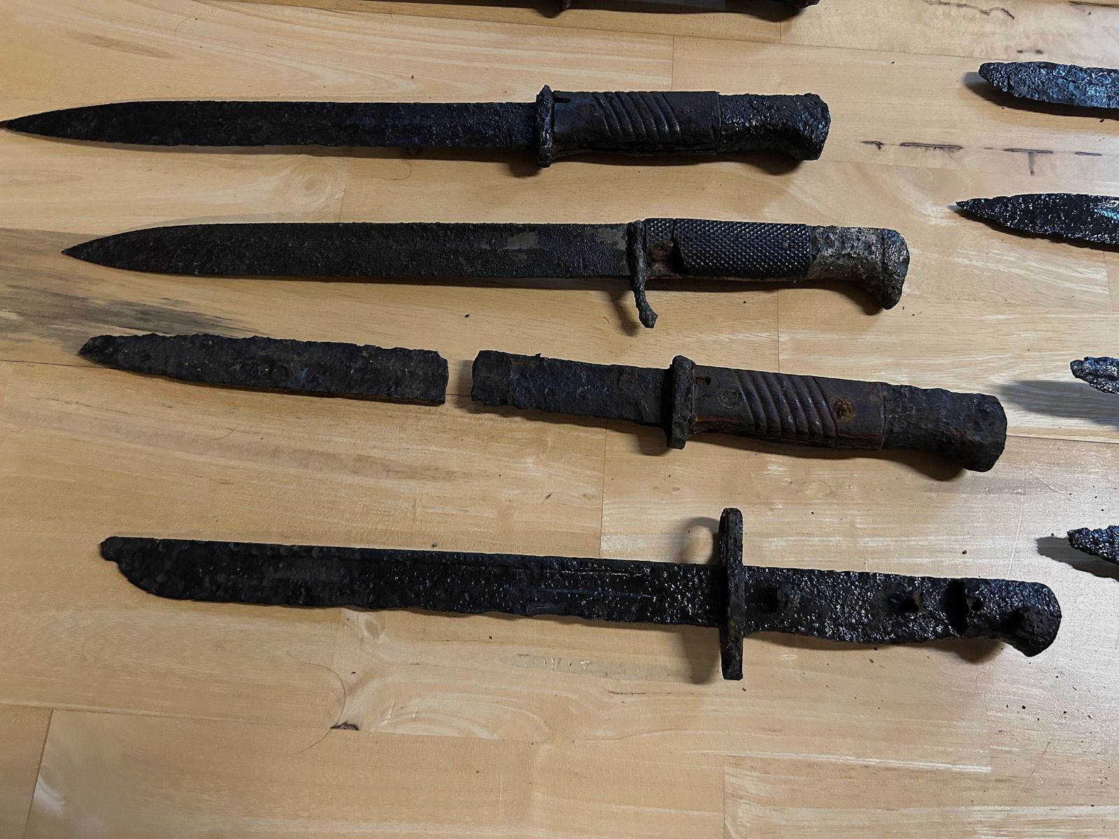 XXL Kovolut Bajonette 2. Weltkrieg WW2 Bodenfunde