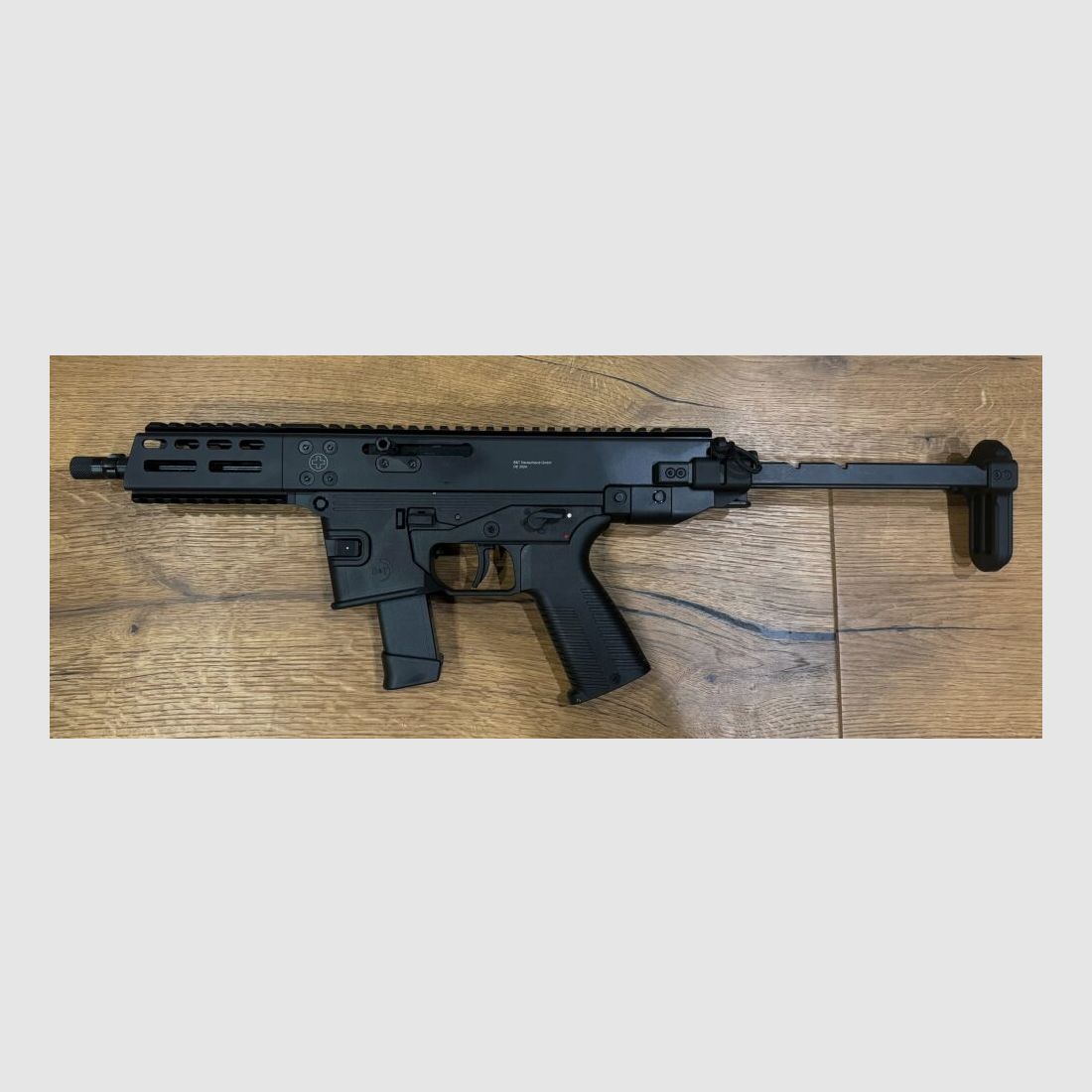 Brügger & Thomet GHM 9 G con culata telescópica