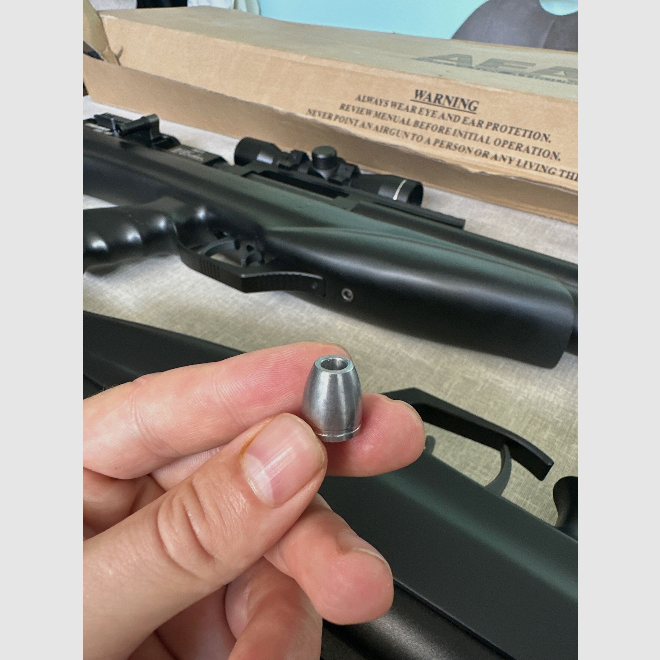 AEA Challenger Bullpup F Wersja, zestaw eksportowy od Go Gun z profesjonalnym lakierowaniem Black Mamba. 2 sztuki