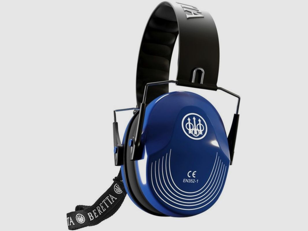 BERETTA CUFFIE DA TIRO BLU, immagine 1 di 2