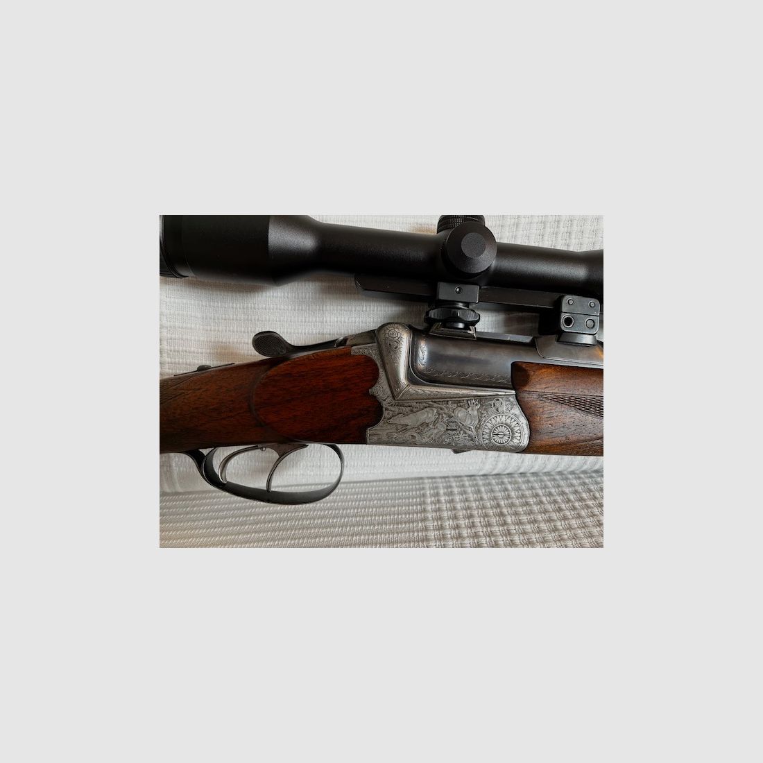 Anton Sodia Ferlach - Bockbüchsflinte - inkl. ZF Karl Kahles Wien Helia C 8x50 LS - sehr gut erhalten 