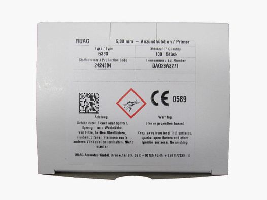 RUAG PERCUSORES GRANDE RIFLE MAG