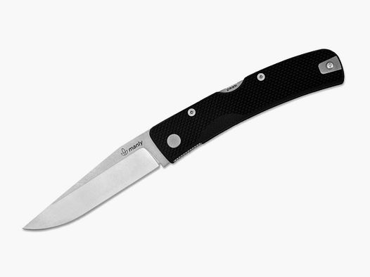 Taschenmesser Manly Peak D2 Black Two Hand Opening Zweihandmesser