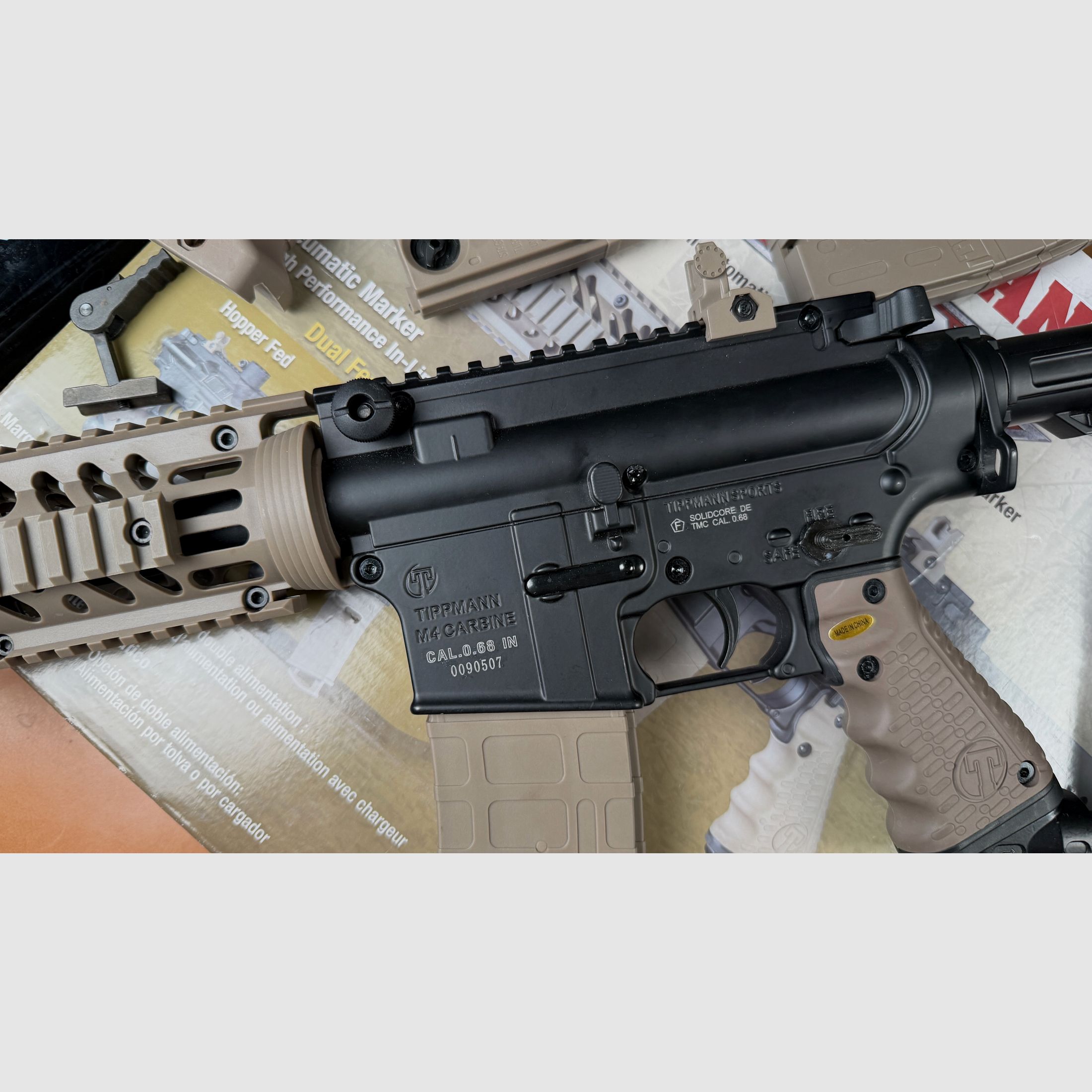 Tippmann TMC .68 RAM Marker / Set M4 Carbine – molti accessori – ottime condizioni