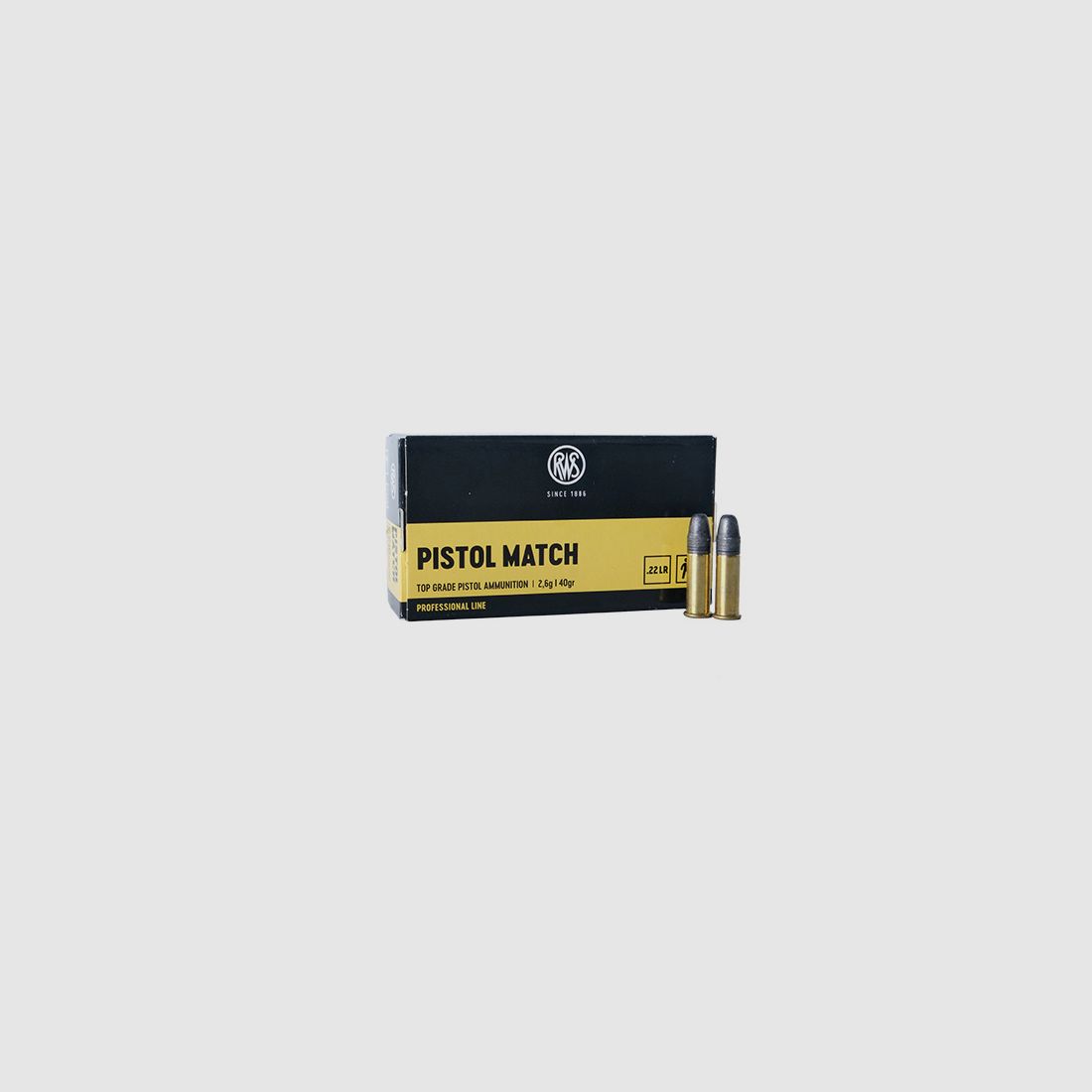 RWS Pistol Match .22lr KK cartridges