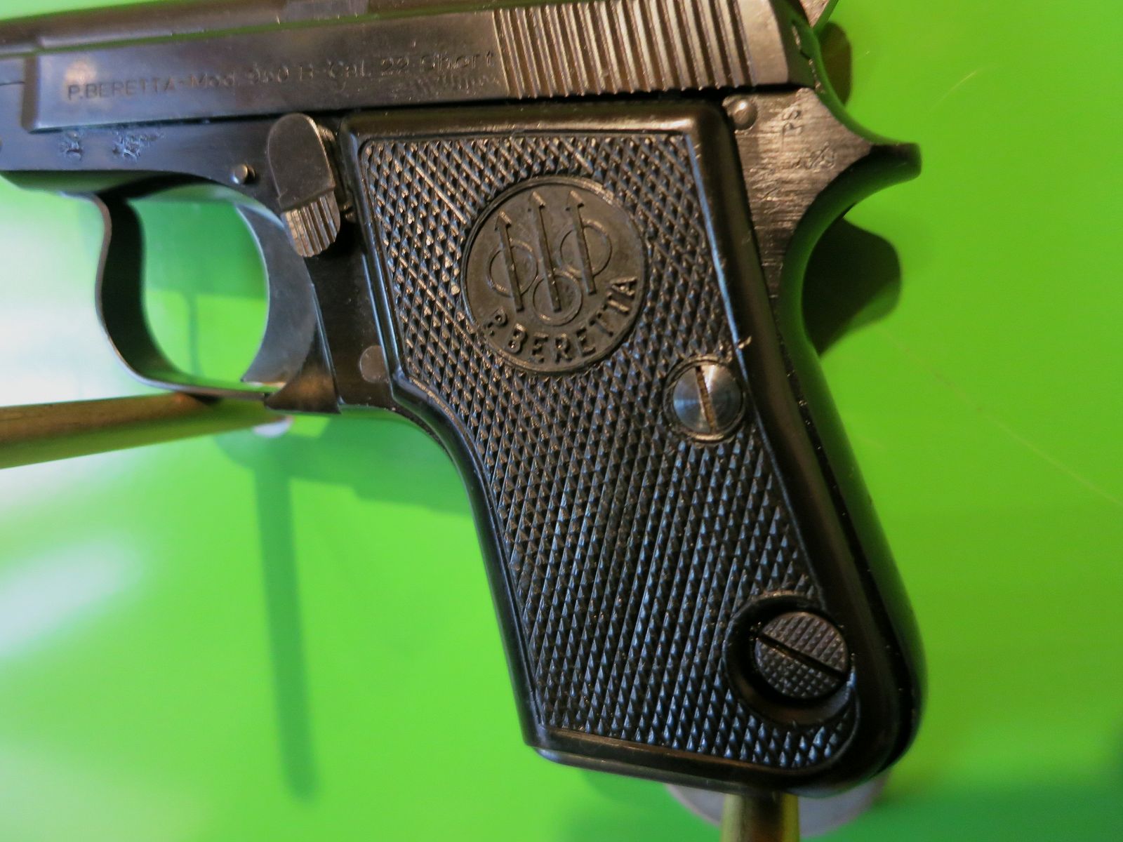 Beretta 950B halbautomatische Kipplauf-Pistole .22 Short       #75-, Bild 6 von 8