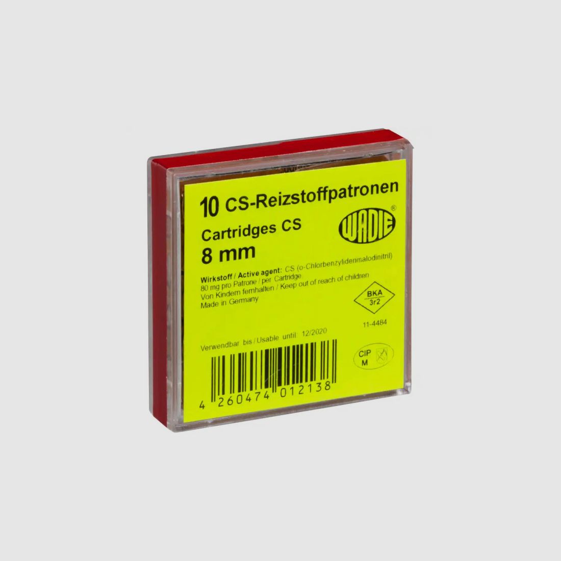 WADIE 8MM CS REIZSTOFFPATRONE- 10 SCHUSS