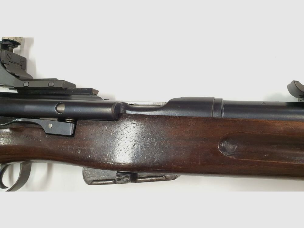 Fabryka broni w Bernie Szwajcarska karabinek G1911 z diopterem i muszką