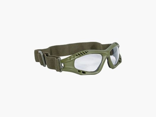 Mil-Tec Mil-Tec Schutzbrille Commando Air Pro klar - Oliv
