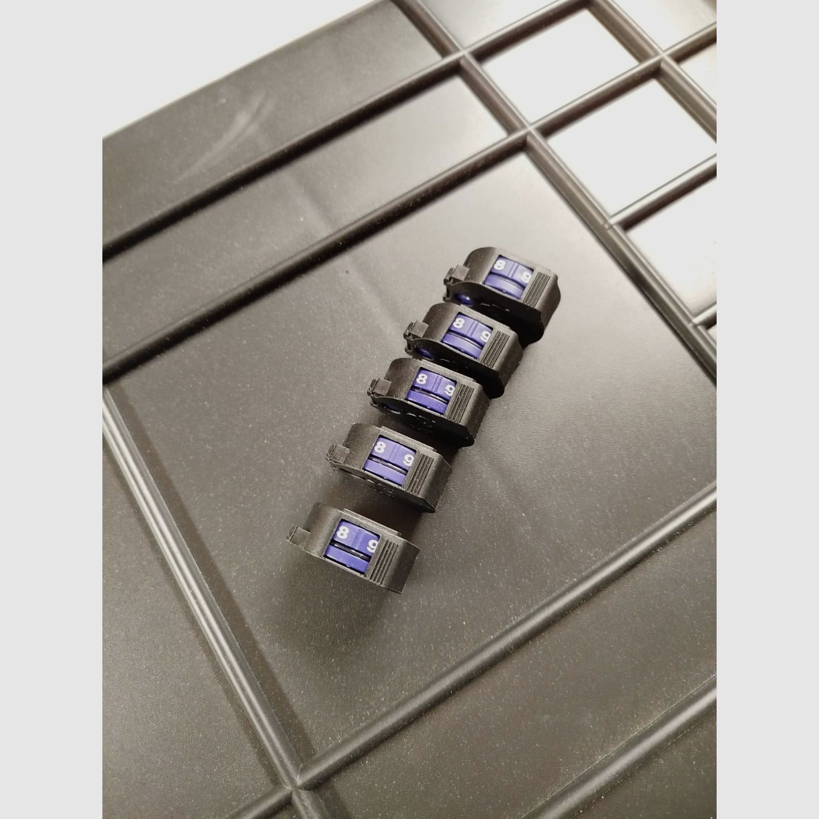 5 Stück Gamo Ersatzmagazine Quick Shot Gen.1 & Arrow Kal. 4,5 mm Diabolo 10 Schuss