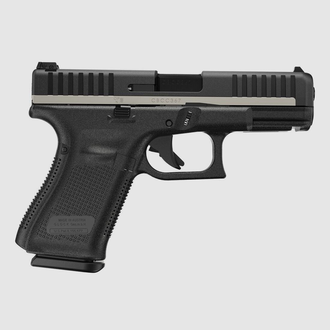 Pistola Glock G44 Edición Especial Silver Line .22 lfb.