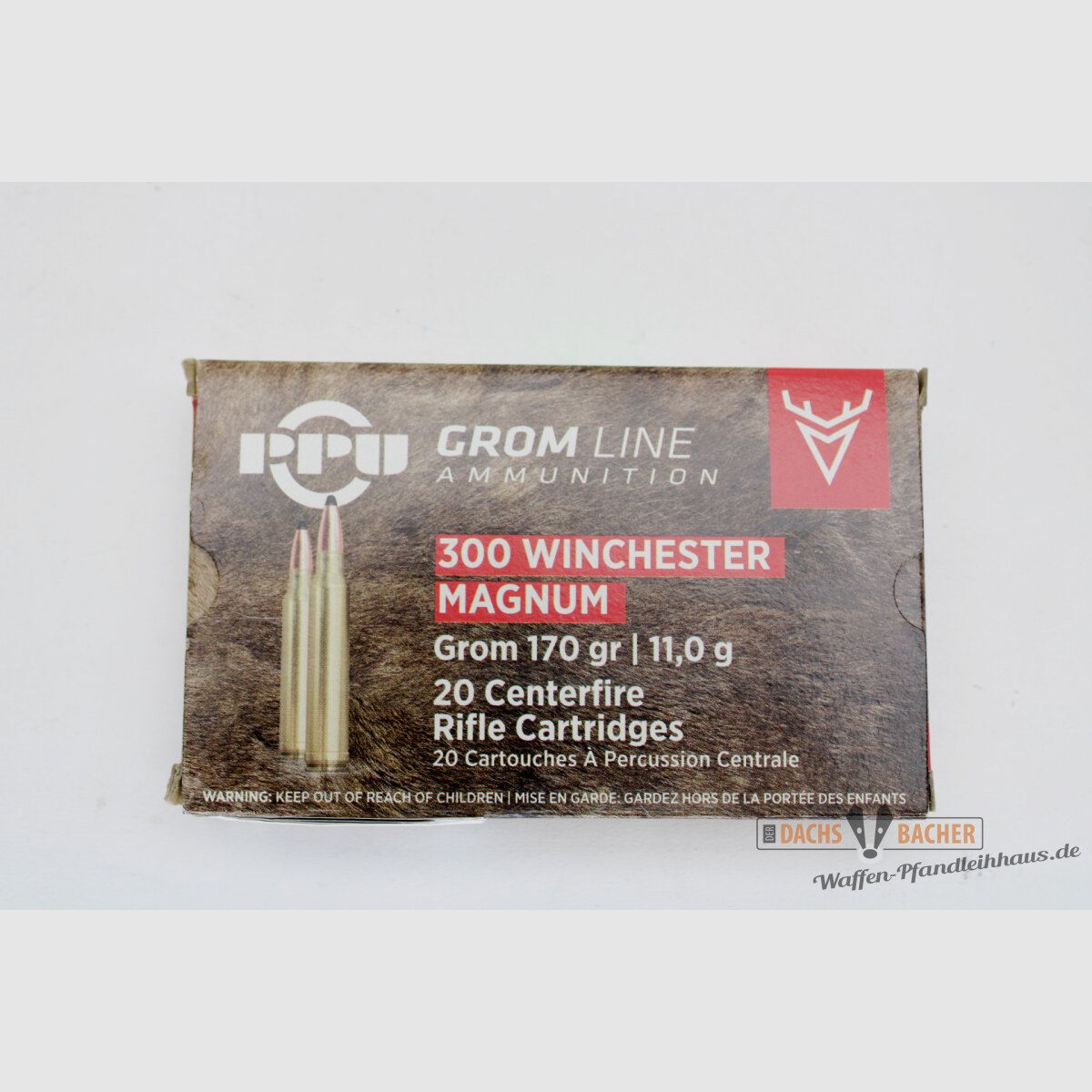 PPU Privi Partizan .300 Win Mag 11,0g/170gr GROM 20 Schuß