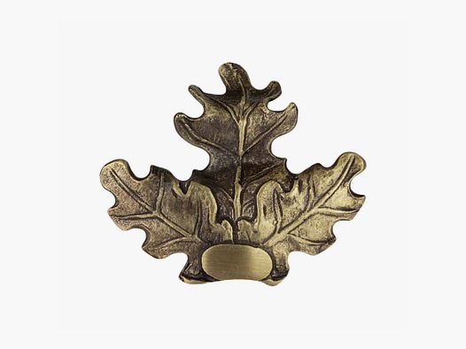 EUROHUNT Foglie di Quercia Bronzo - Cache Zanne Cinghiale Trofeo Decorazione