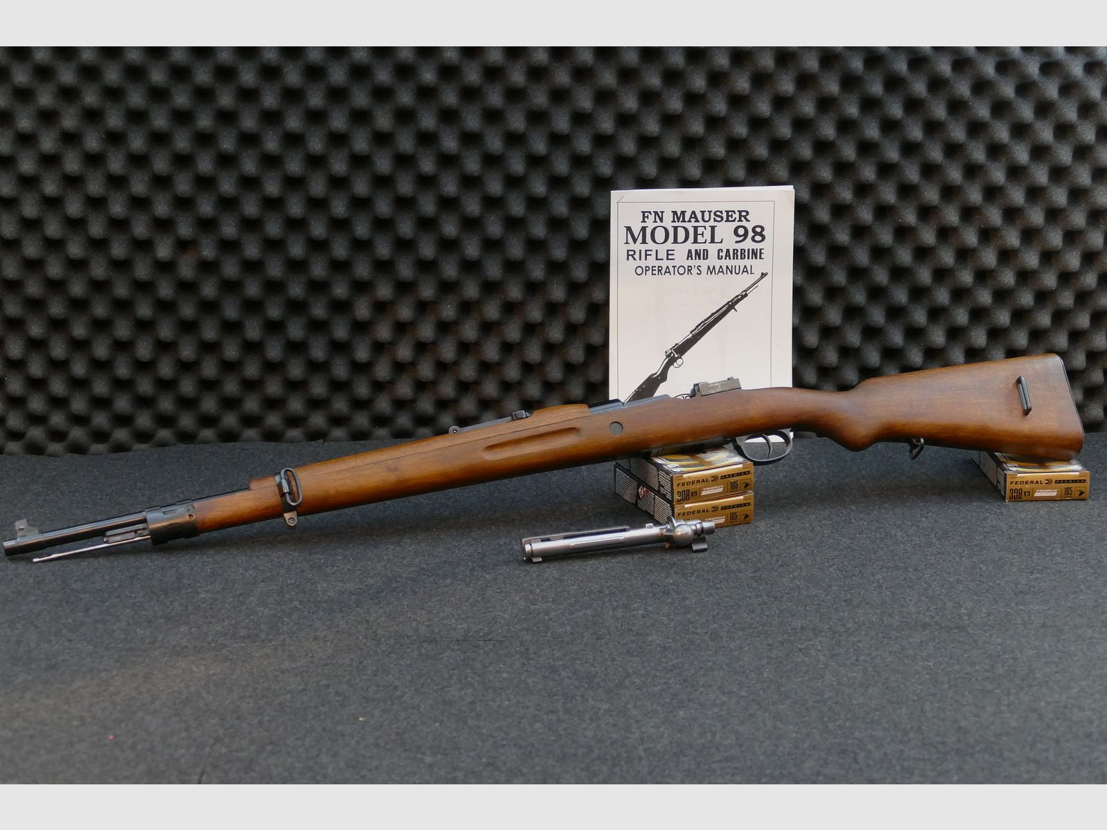 FN Herstal, Mauser Model 98, carbine, .308Win, carbine, tracking, going through, ordinance
