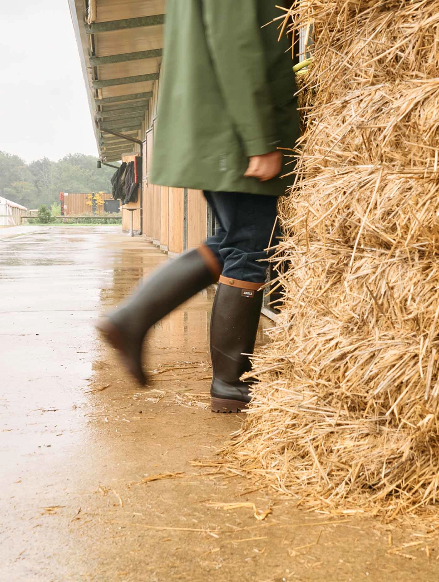 Aigle Parcours 2 Signature PF Wellington boots – Brown, image 4 of 4