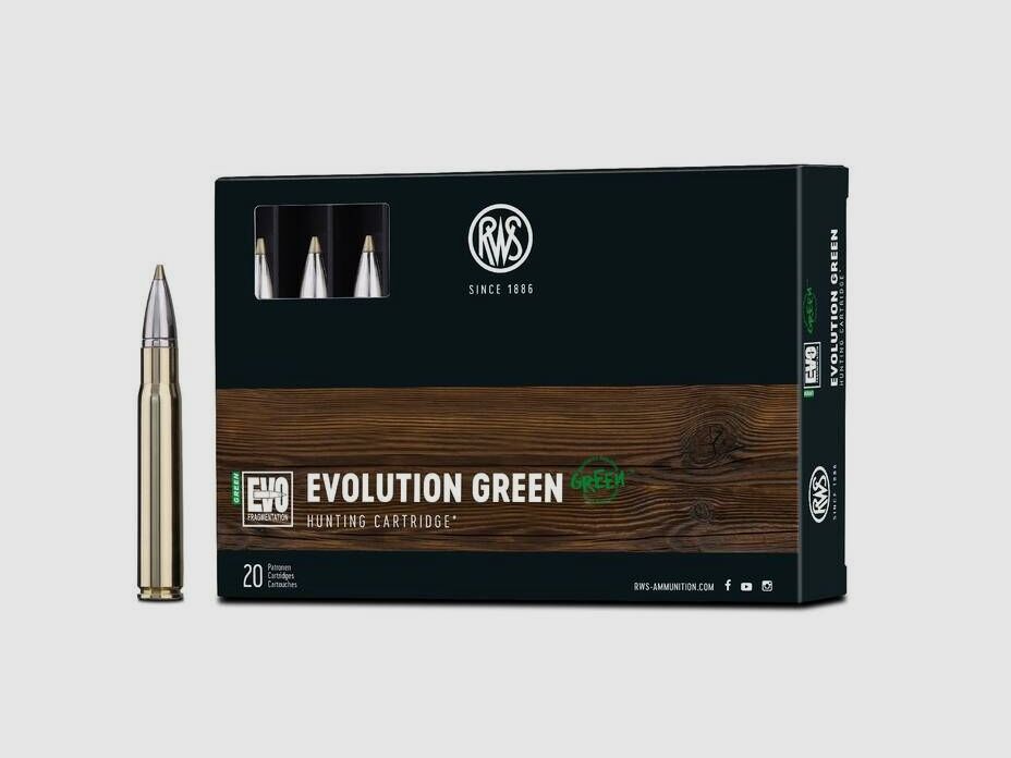 RWS 9.3x64 RWS EVO Green 184grs - 20 pcs