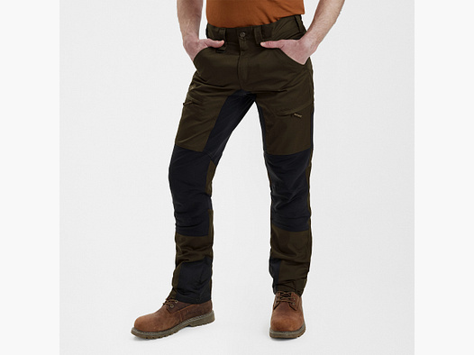 Deerhunter Rogaland Stretchowe spodnie z kontrastowym wzorem Fallen Leaf 30