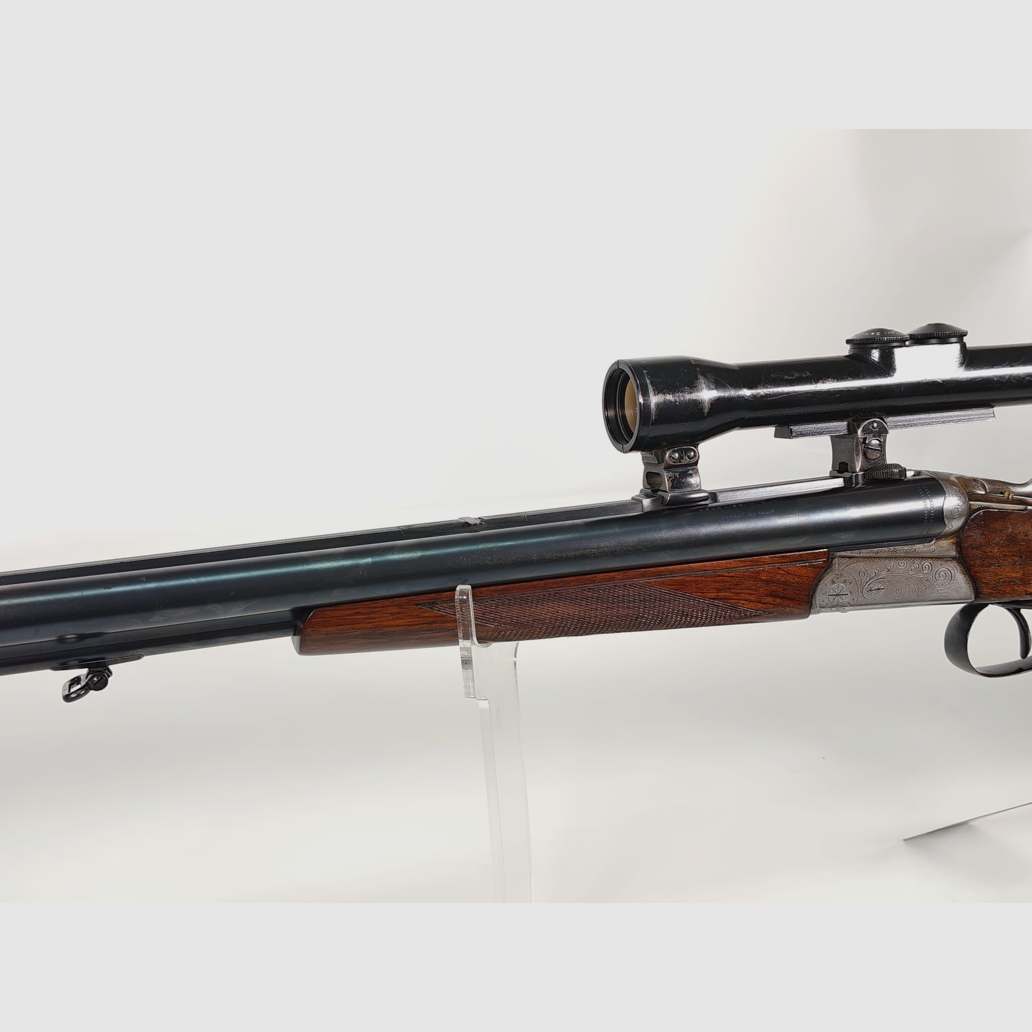 Merkel Drilling 7x57R, 12/70 e .22 Hornet Einstecklauf VVV incl. Zeiss Ziel-4, immagine 3 di 9