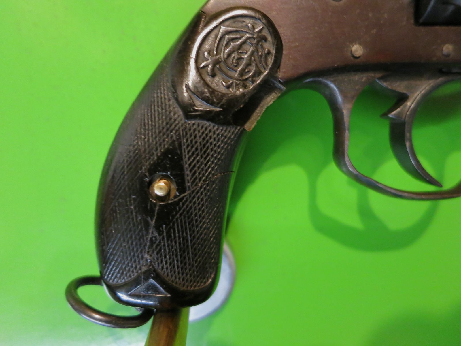 Garate Anitua & Co. (Marca) Kipplauf-Revolver, Kopie Smith & Wesson Frontier, super selten     #96-, Bild 9 von 13