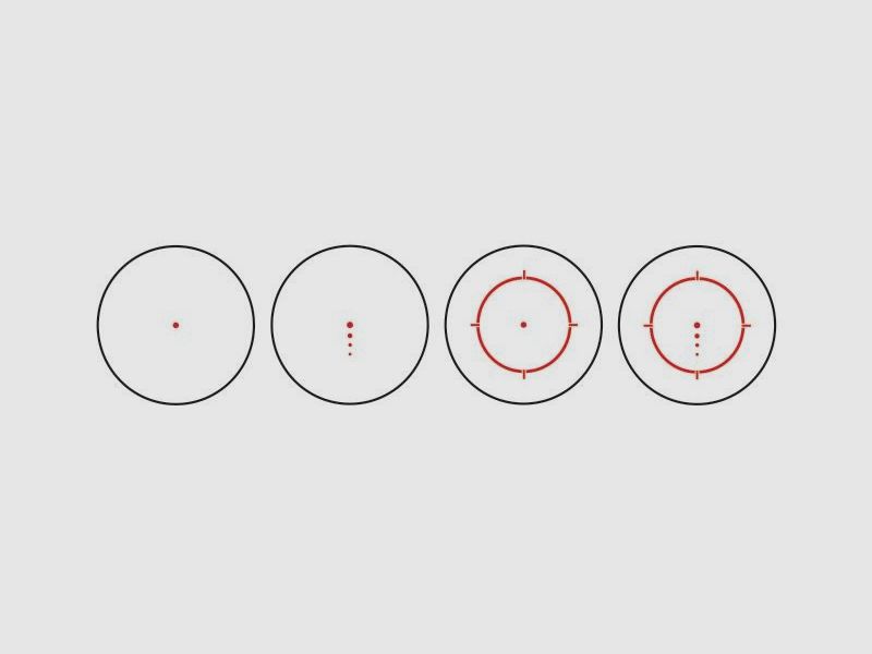 Sig Sauer ROMEO4H Rotpunktvisier mit Ballistic Circle Dot Absehen