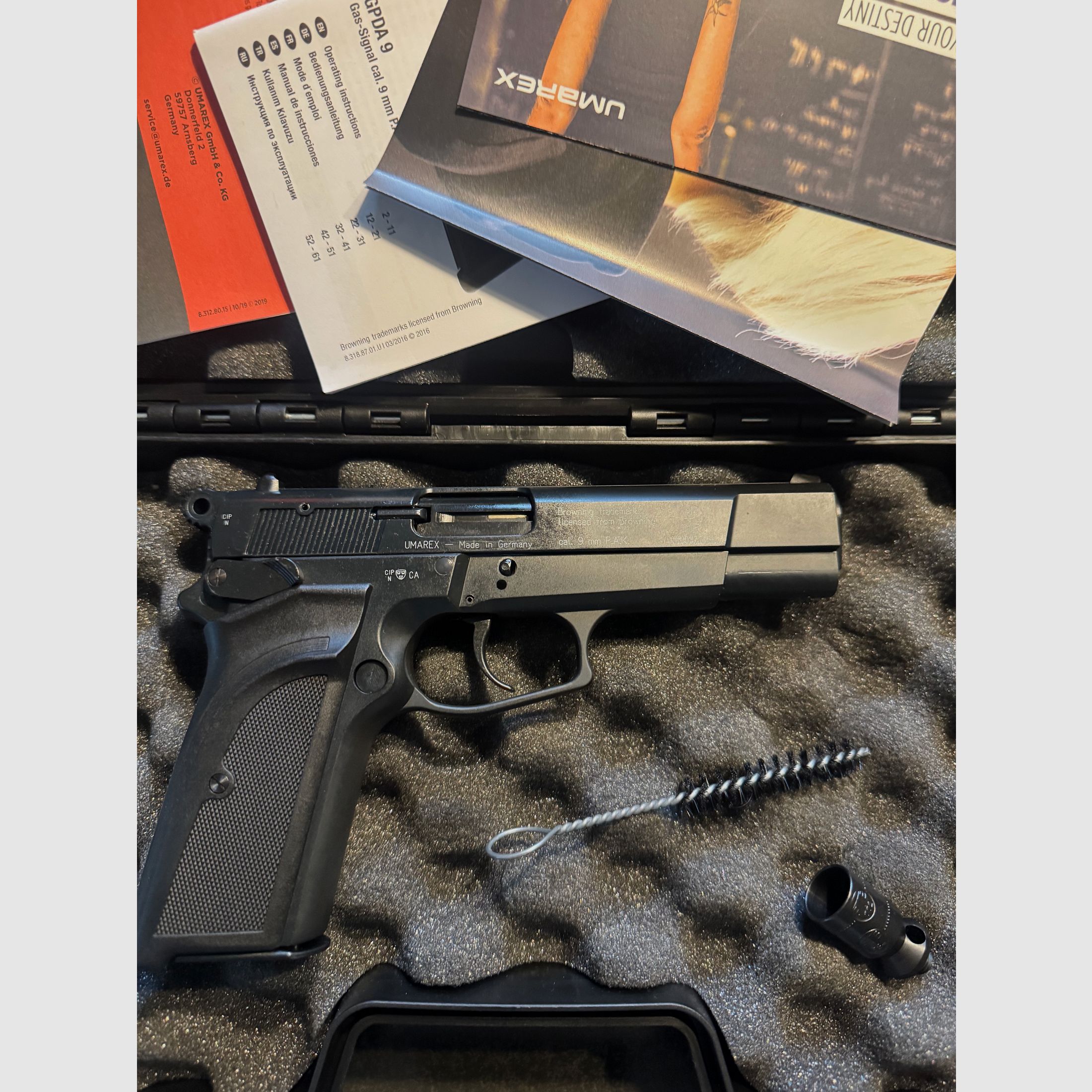 Browning GPDA 9BLK 9mm P.A.K.