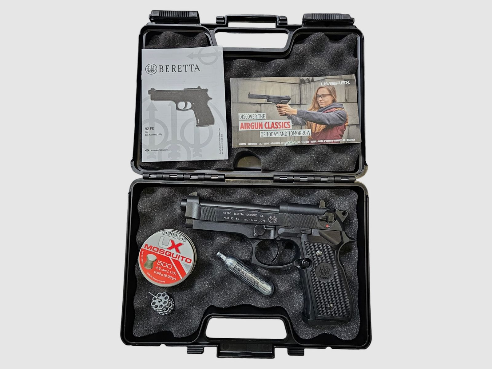 Pistole Semiautomatik Umarex Beretta 92 FS Co2, Bild 2 von 3