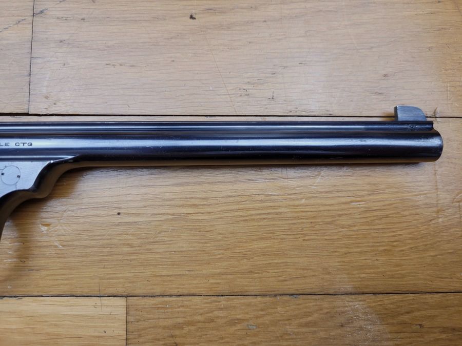 Wunder Art Déco – Seltene Smith&Wesson Straight Line Pistole – 22LR – 10 Zoll – nur 1.870 Stück hergestellt! – Baujahr 1925! Top Zustand!, Bild 10 von 24