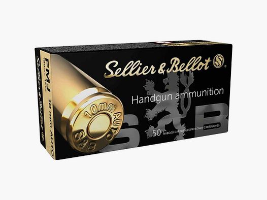 Sellier & Bellot 10 mm Auto Vollmantel 11,7g/180grs.