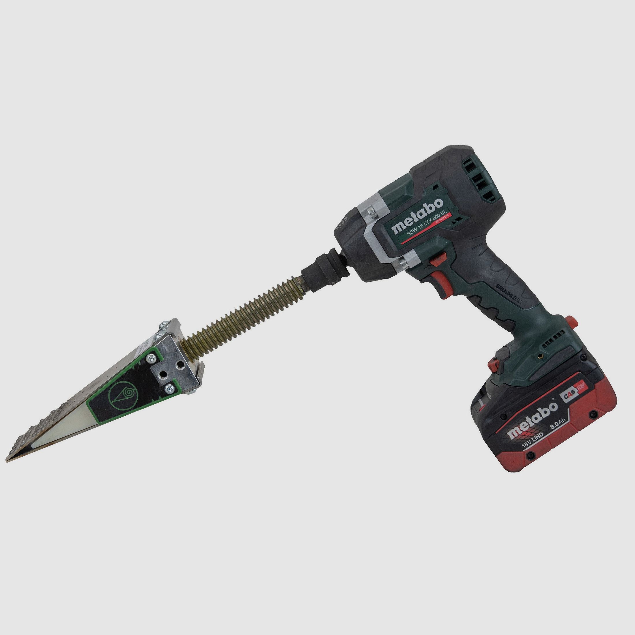 Forstreich Fllkeil-Set TR 24 AQ mit Schlagschrauber Metabo SSW 18 LTX 800 BL, 2 Akkus 8,0 Ah und Ladegert ASC 290