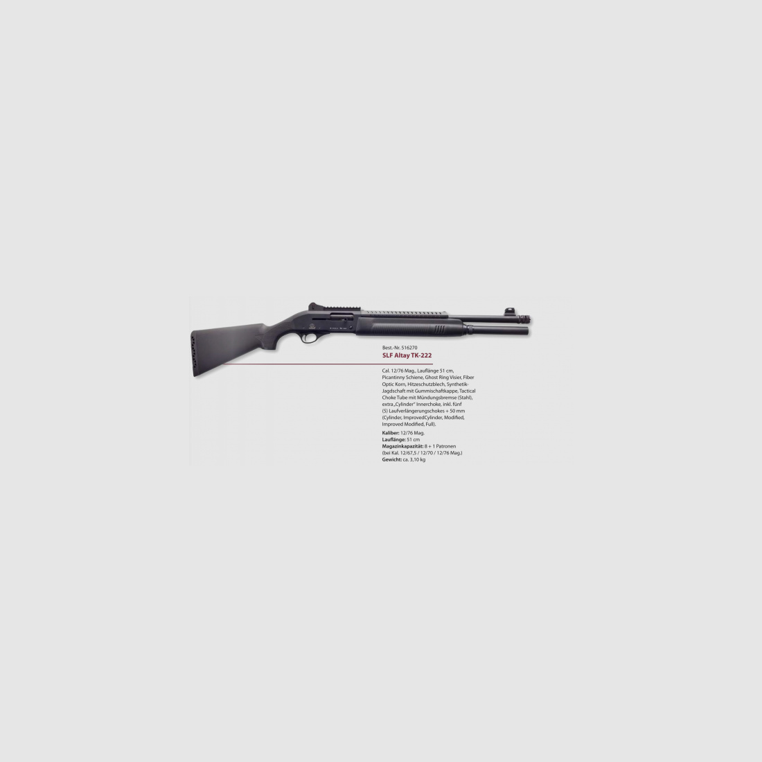 AKKAR SILAH Altay TK-222 12/76
