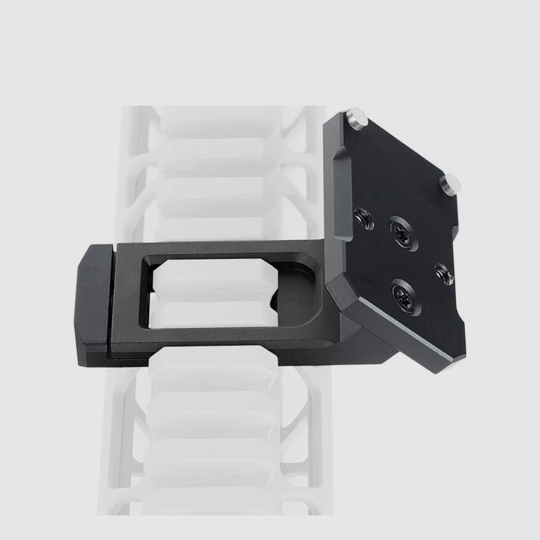 Piastra adattatore per montaggio Picatinny angolata a 45° per mirini a punto rosso, compatibile con footprint RMR per Holosun 407C/507C/508T e RMR