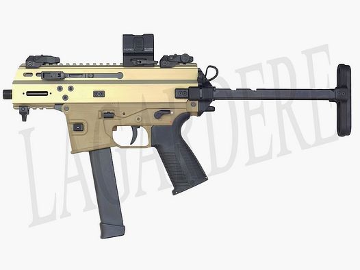B&T APC9K PRO G RETRAKTIERBARE SCHULTERSTÜTZE TAN (SEMI-AUTOMATISCHES STURMGEWEHR)