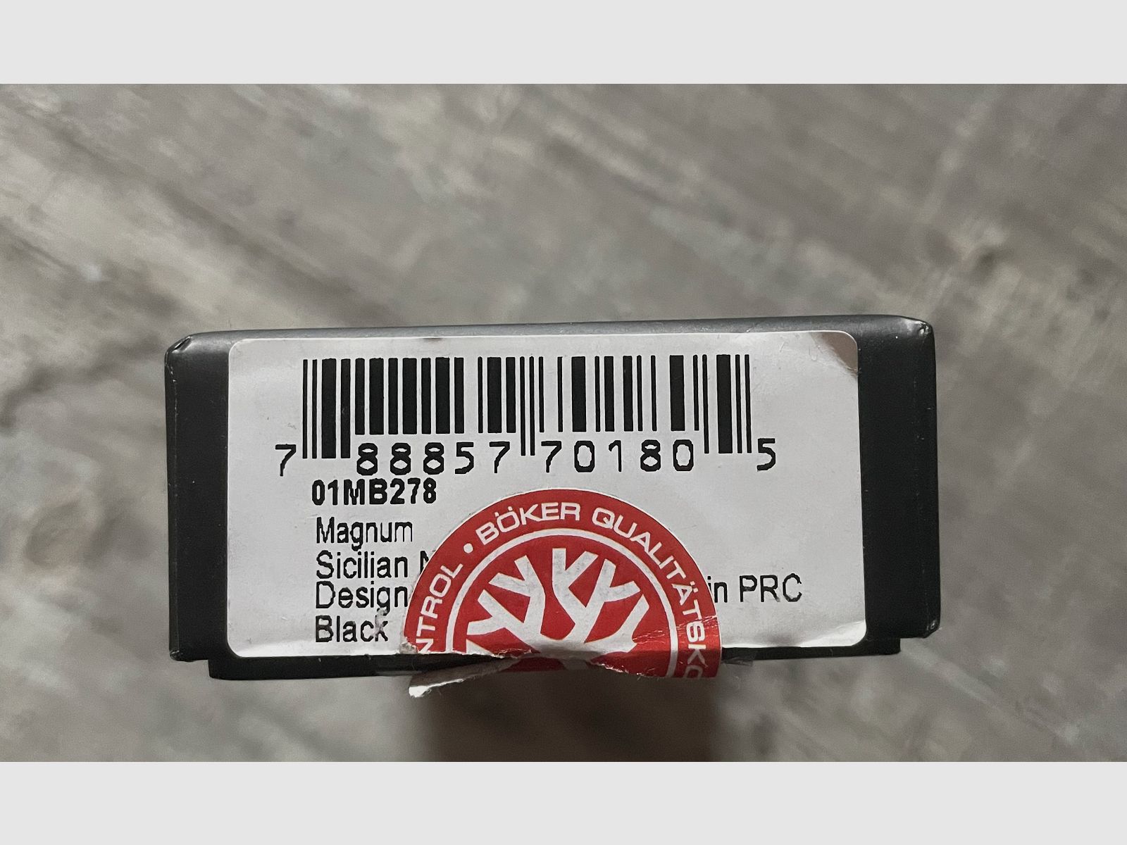 Böker Magnum Sicilian Needle Noir | Stiletto