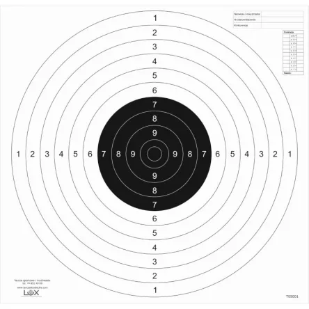 TS2 Target (sport pistol 520x520 mm) T05001