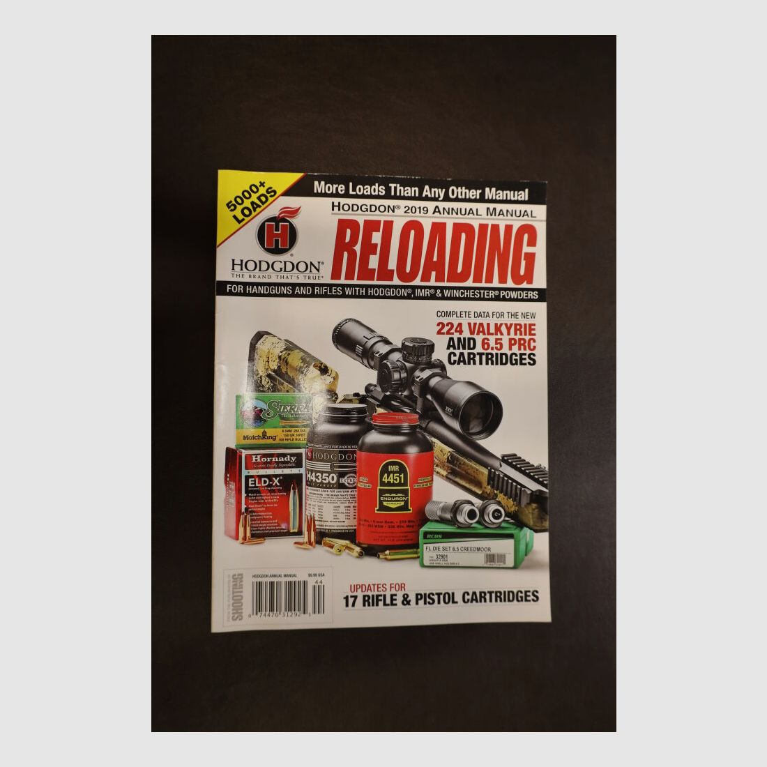 Manuale annuale di ricarica Hodgdon 2019