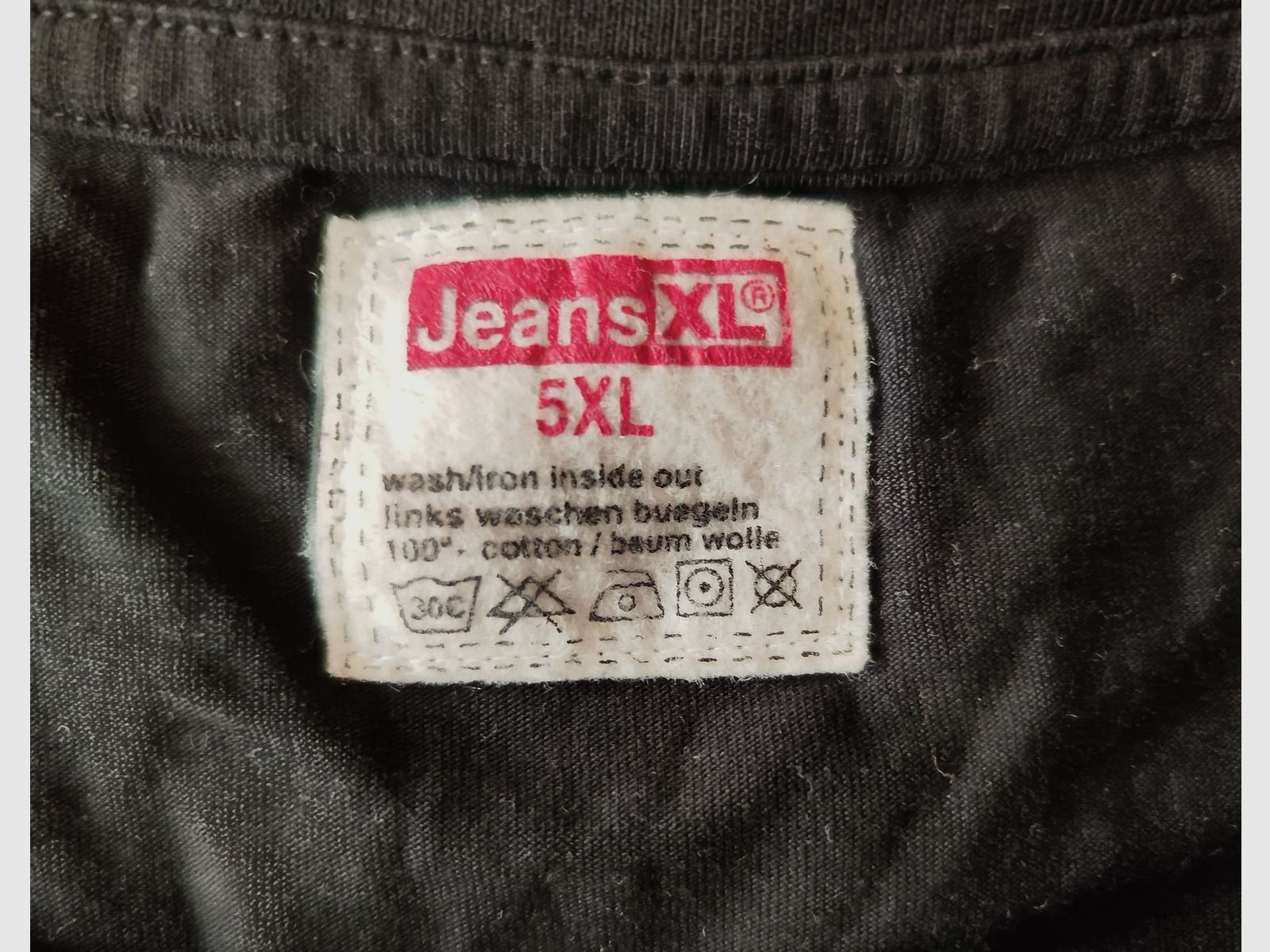 La ley elijo camiseta tamaño 5XL