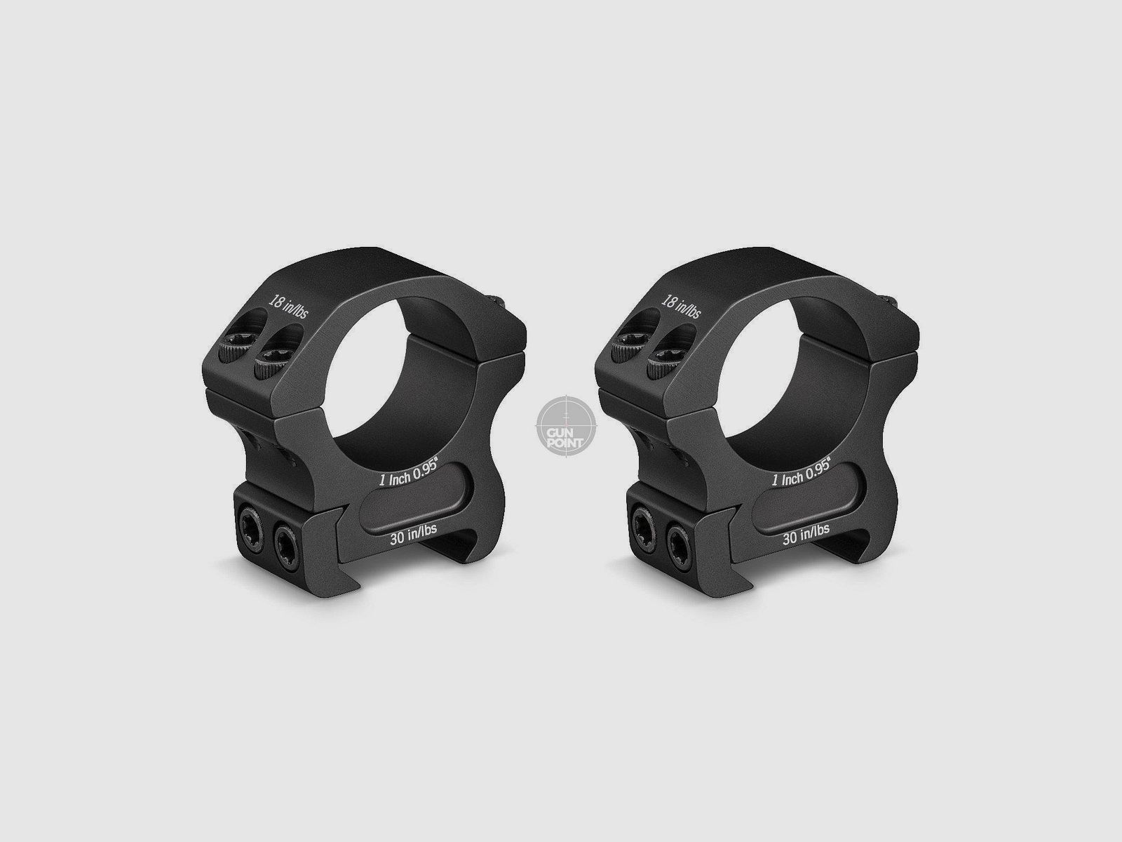 Vortex Optics Pro Series Anelli da 1 Pollice Medi