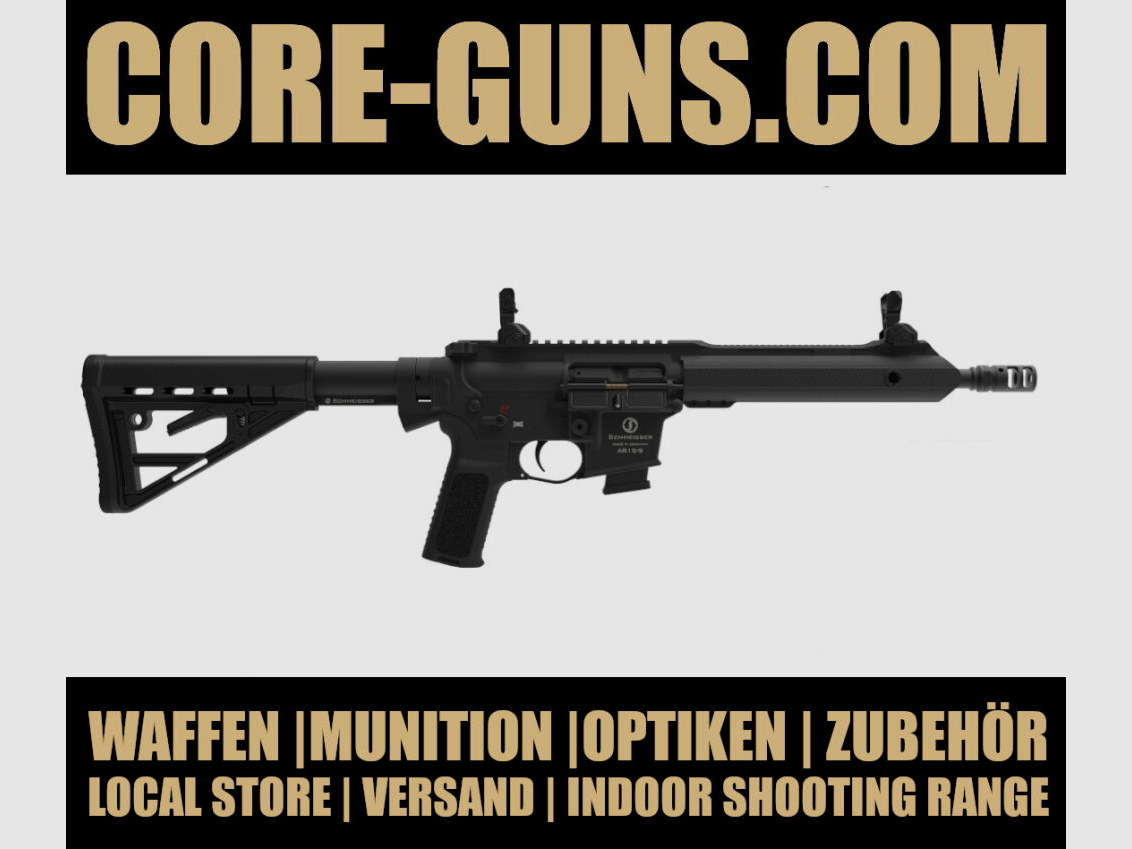 Schmeisser AR15-9 Sport S 10,5" LL Kaliber 9mm Luger - Made in Germany Der sportliche 9mm Halbautomat. UVP: 2199€