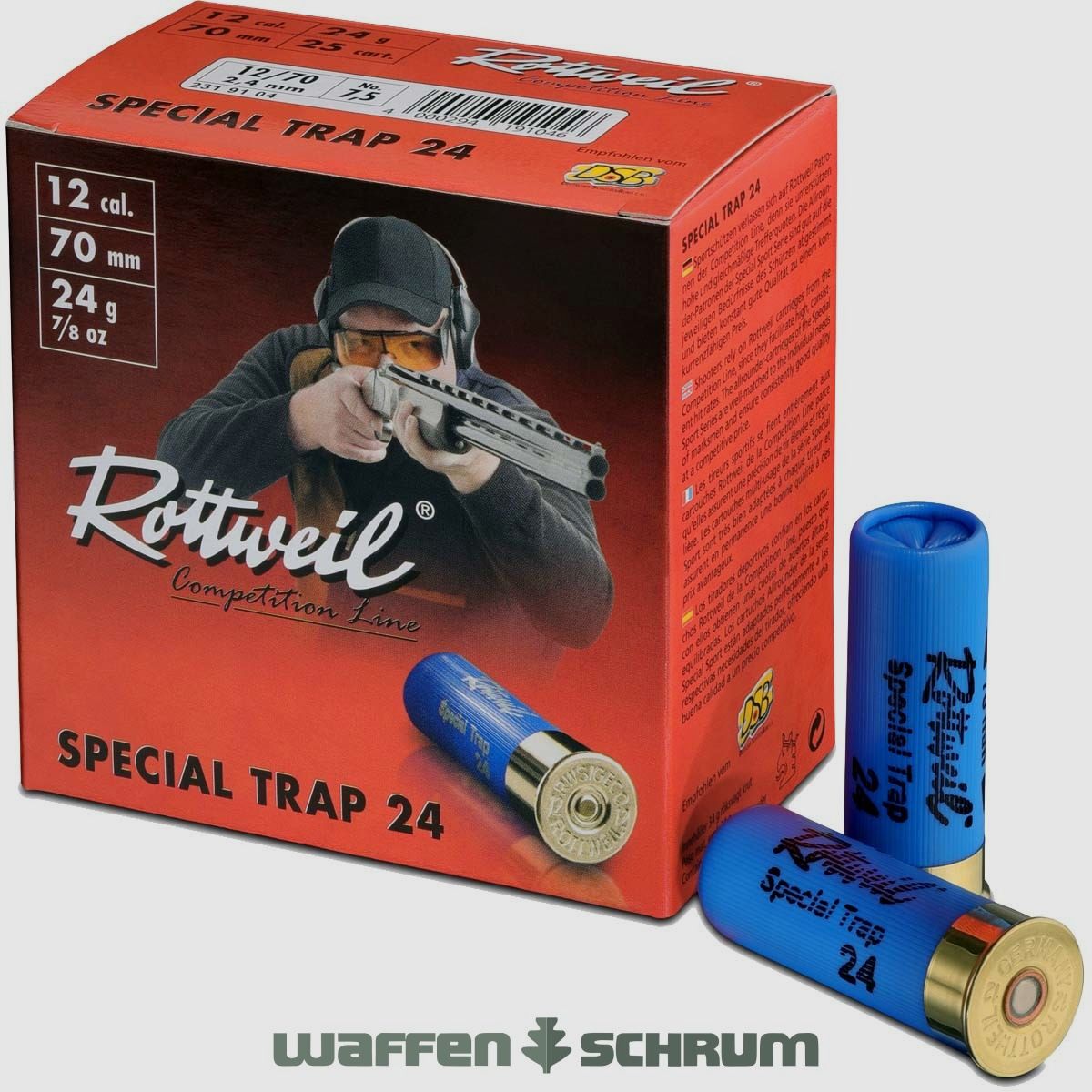 Rottweil 12/70 Special Trap 24 2,4mm - 24g