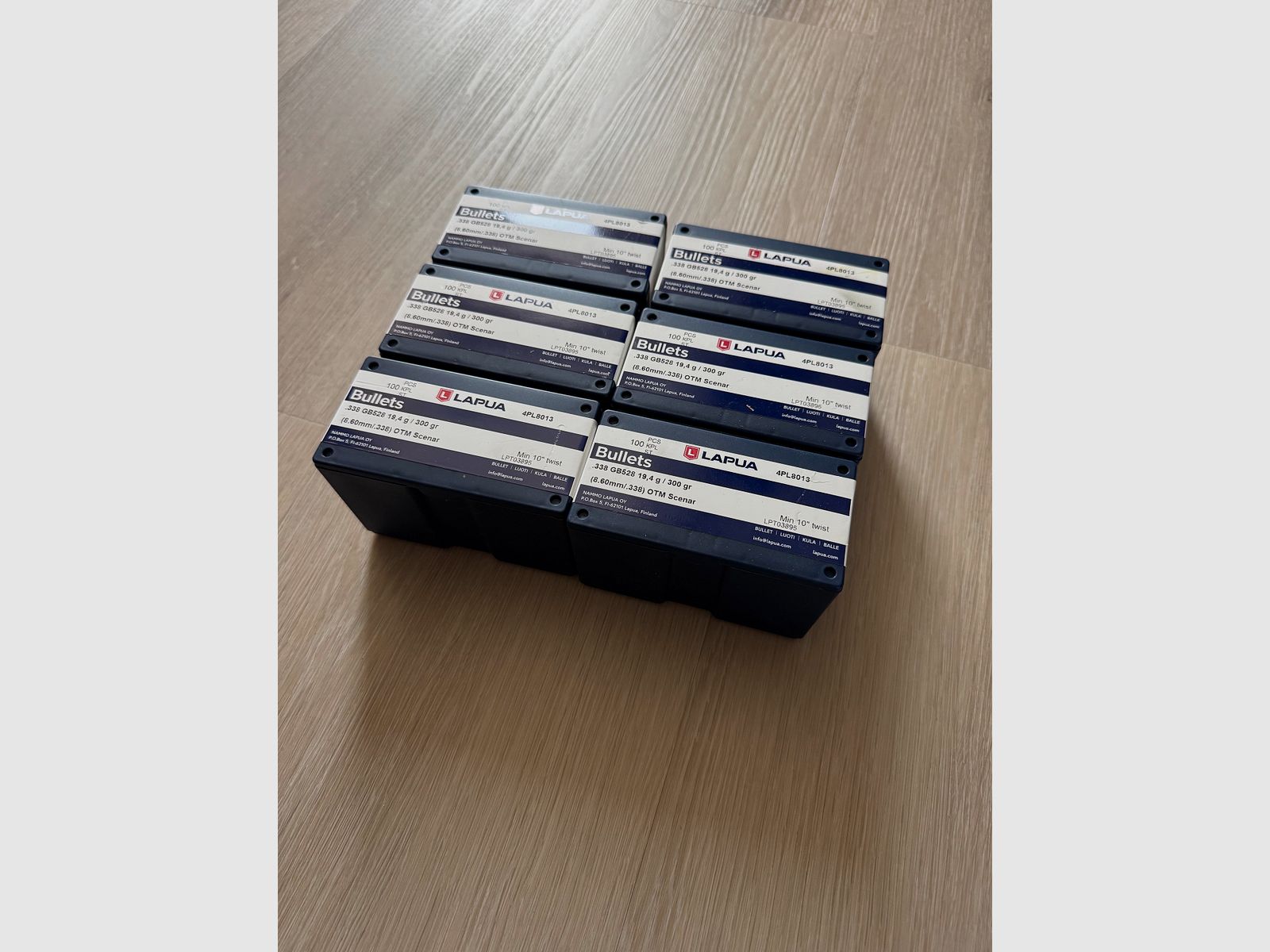 600 Lapua Geschosse, .338, 300 grain HPBT, Scenar, GB528