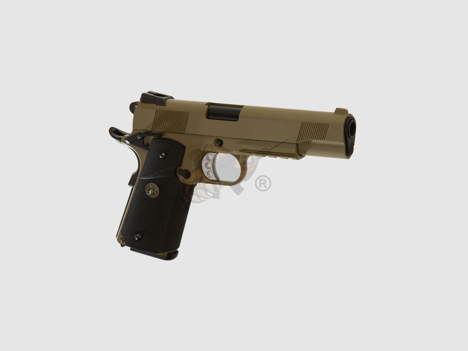 M1911 MEU Tactical Full Metal, GBB Desert -F-